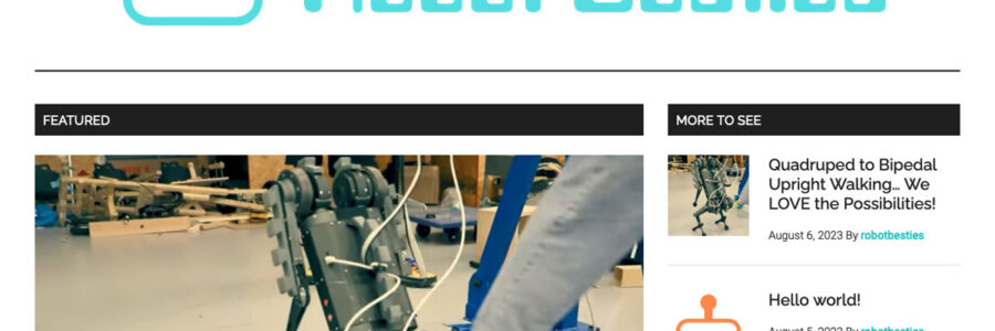 RobotBesties.com homepage